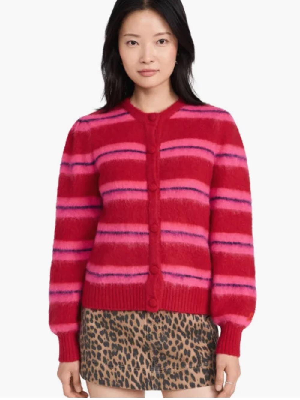 Damson Madder ‘CeCe Stripe’ Cardigan